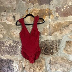 Kona Sol Red Women's One Piece Swimsuit